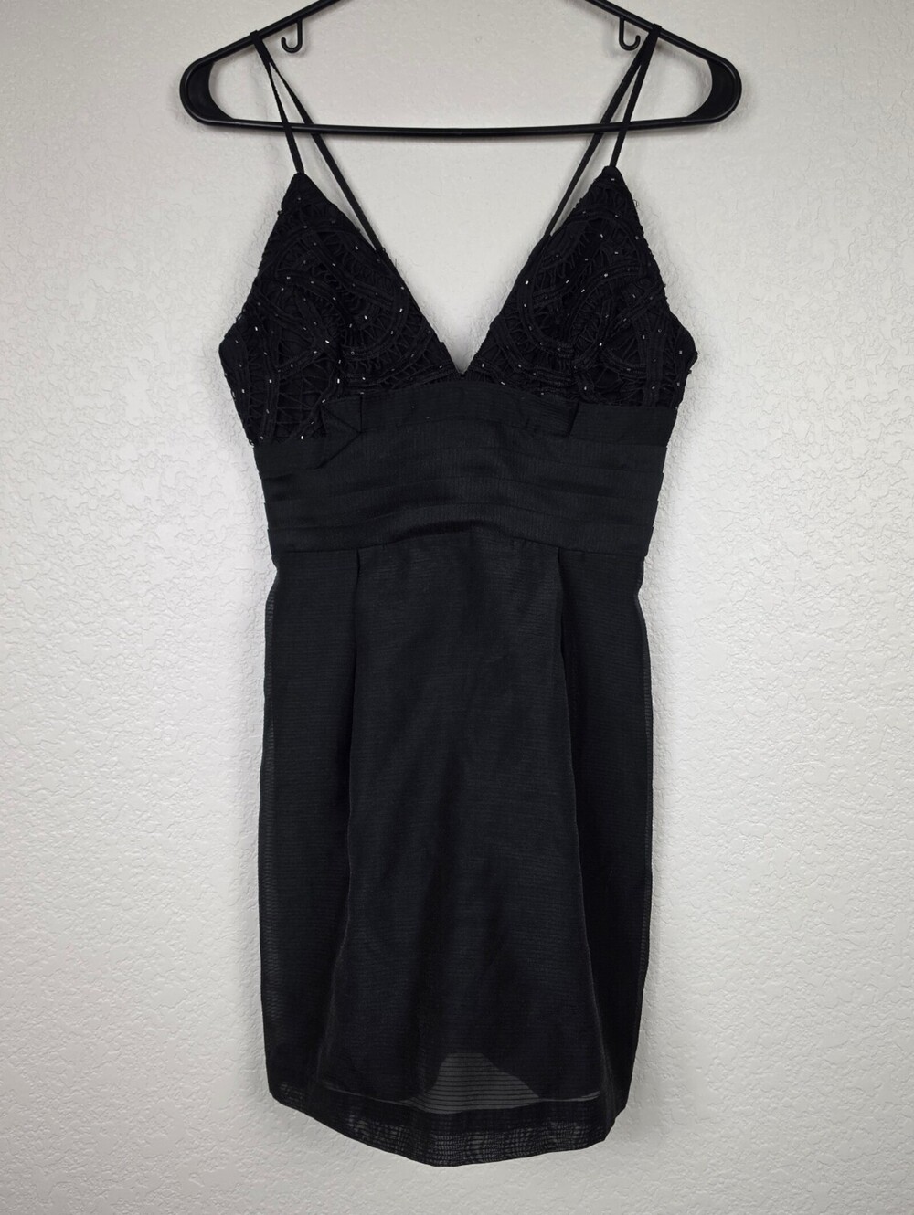 Free People $250 Black Size 0 Mini Dress
